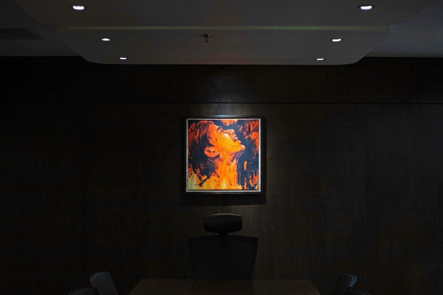 Confidence Group head office corporate interior design Karwanbazar Dhaka Bangladesh by REINCARNATION — meeting-room artwork
